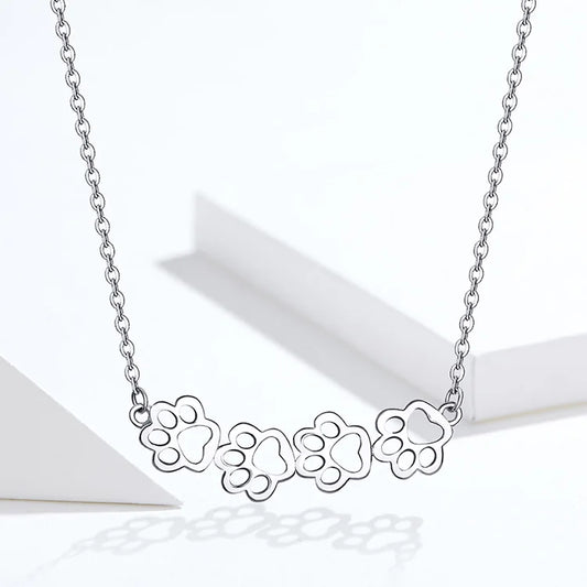 Teeny Tiny Paw Necklace