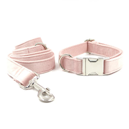 Cremefarbenes Hundehalsband aus Samt – Eleganz neu definiert