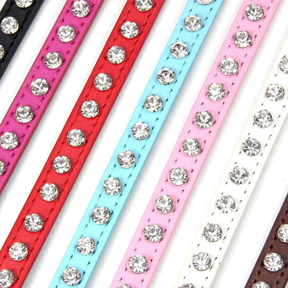 Elegant Rhinestone Cat Collar