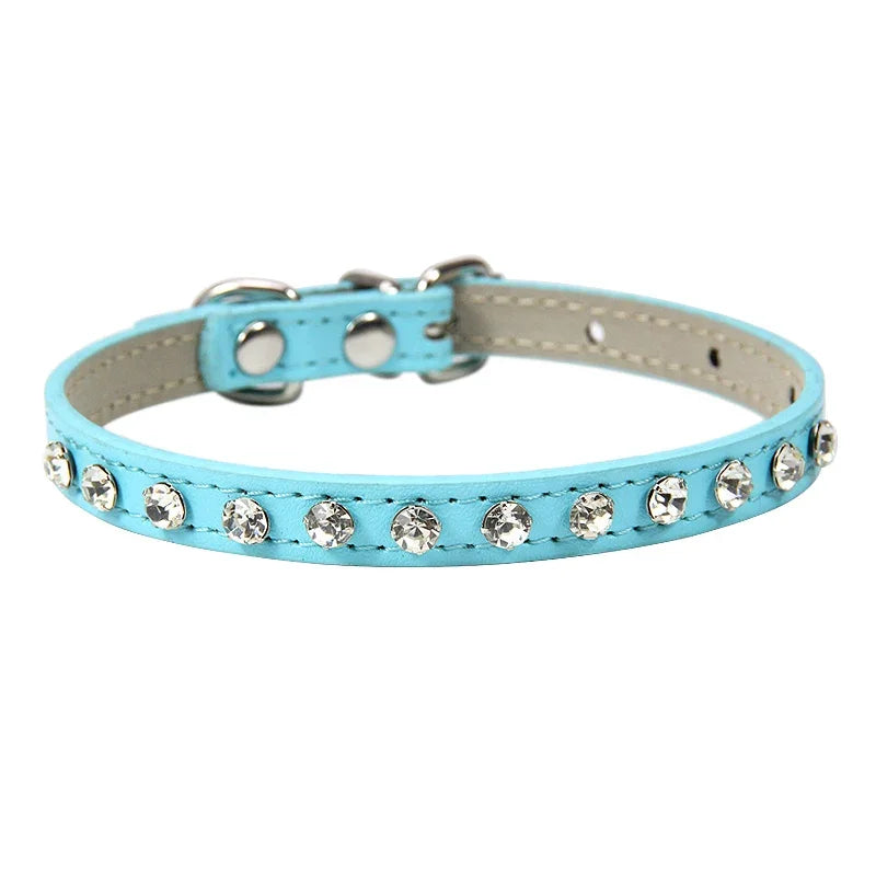 Elegant Rhinestone Cat Collar