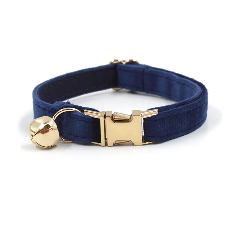 Royal Sapphire Velvet Collar