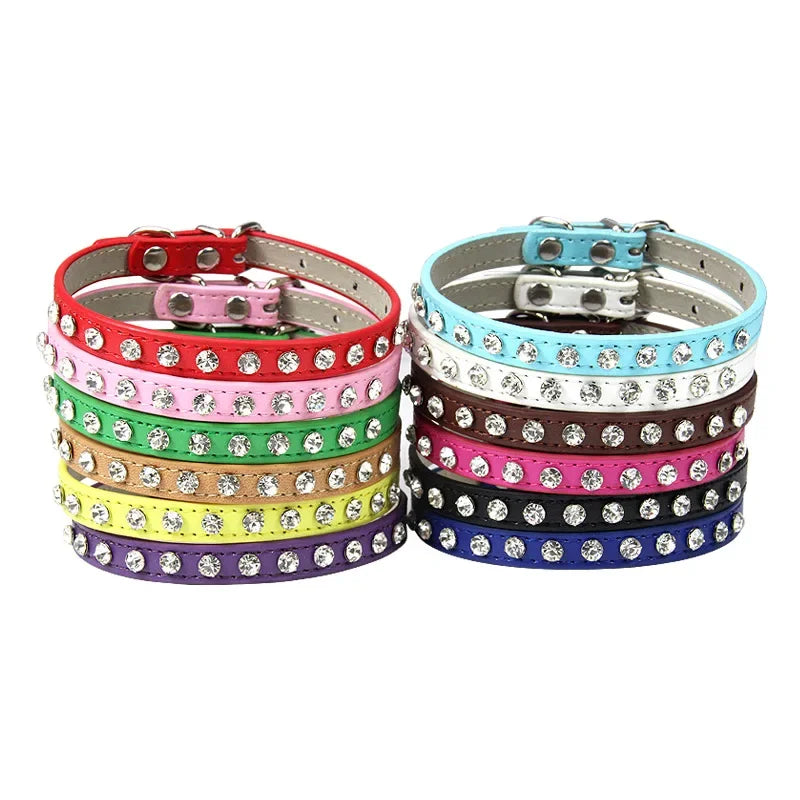 Elegant Rhinestone Cat Collar