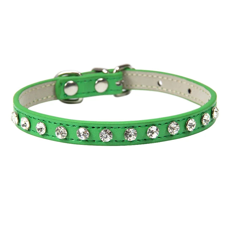 Elegant Rhinestone Cat Collar