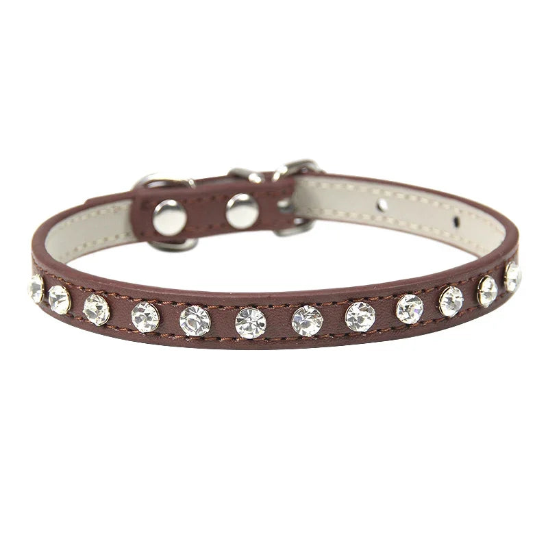 Elegant Rhinestone Cat Collar