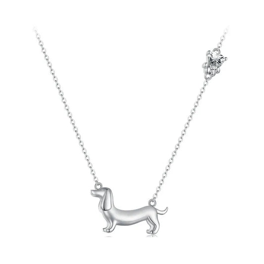 Tiny Puppy Necklace