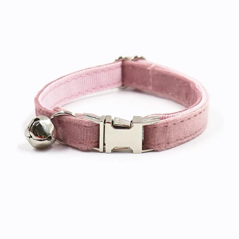 Prinzessinnen-Halsband aus rosa Samt