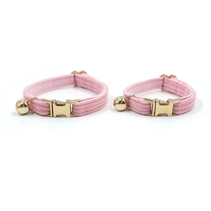 Prinzessinnen-Halsband aus rosa Samt