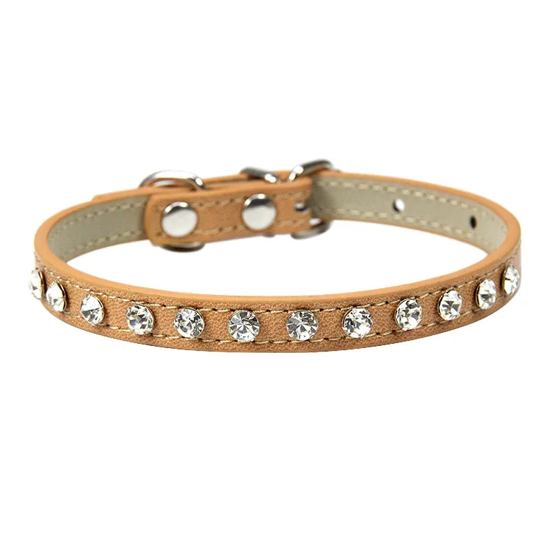 Elegant Rhinestone Cat Collar