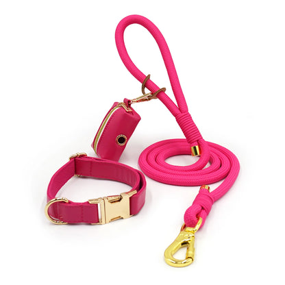 Timeless Elegance Leather Pet Collar