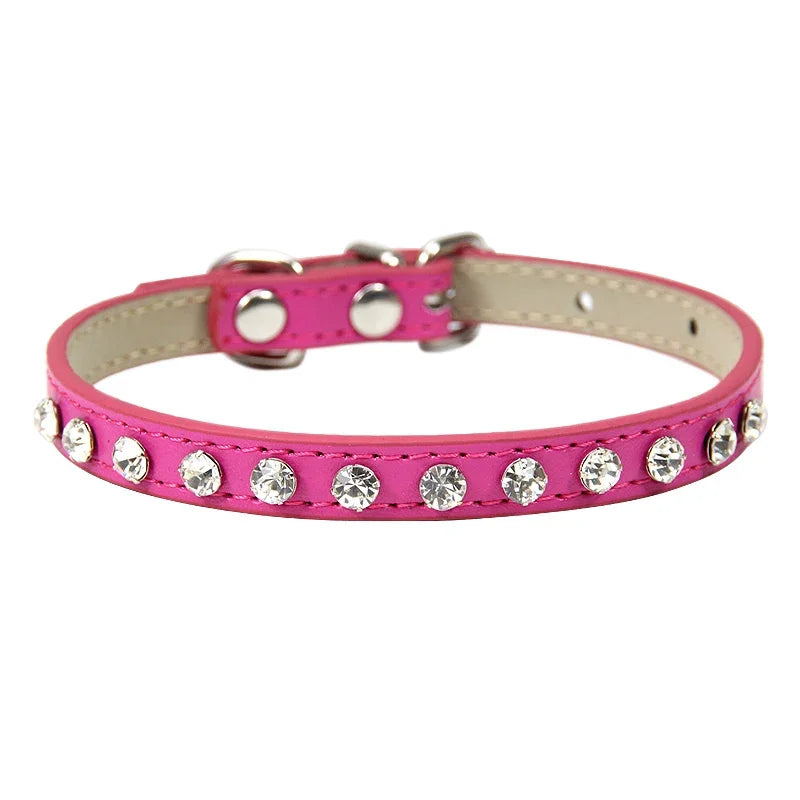 Elegant Rhinestone Cat Collar