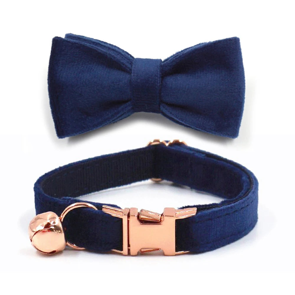 Royal Sapphire Velvet Collar