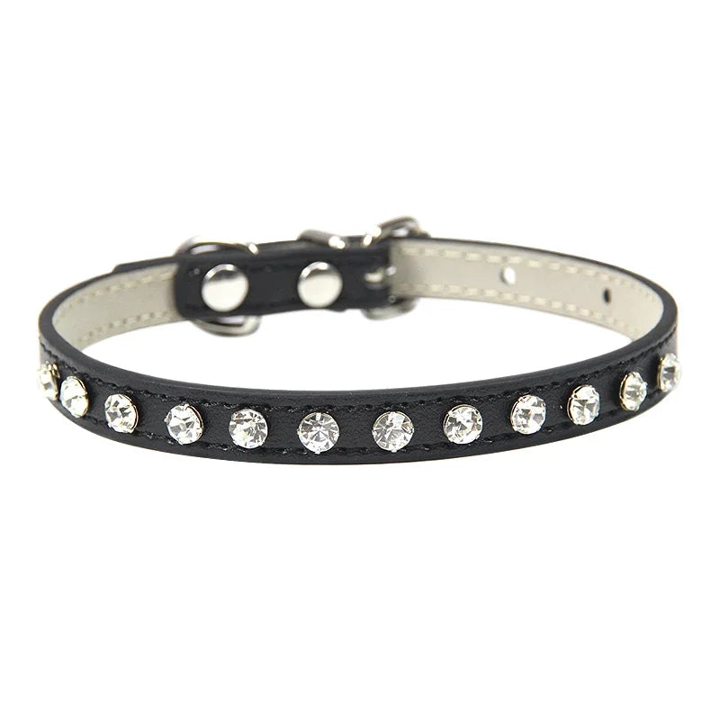 Elegant Rhinestone Cat Collar