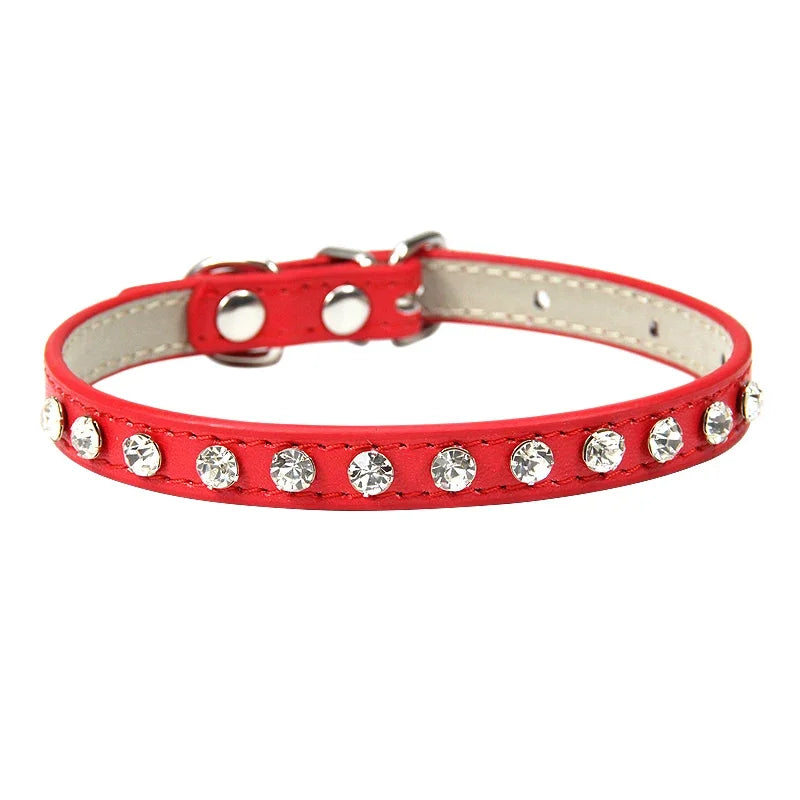 Elegant Rhinestone Cat Collar