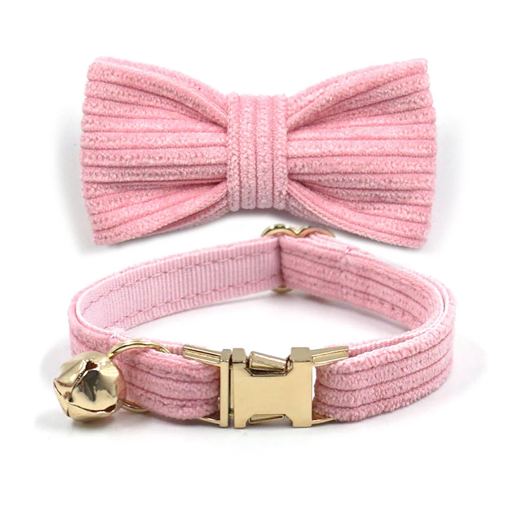 Prinzessinnen-Halsband aus rosa Samt