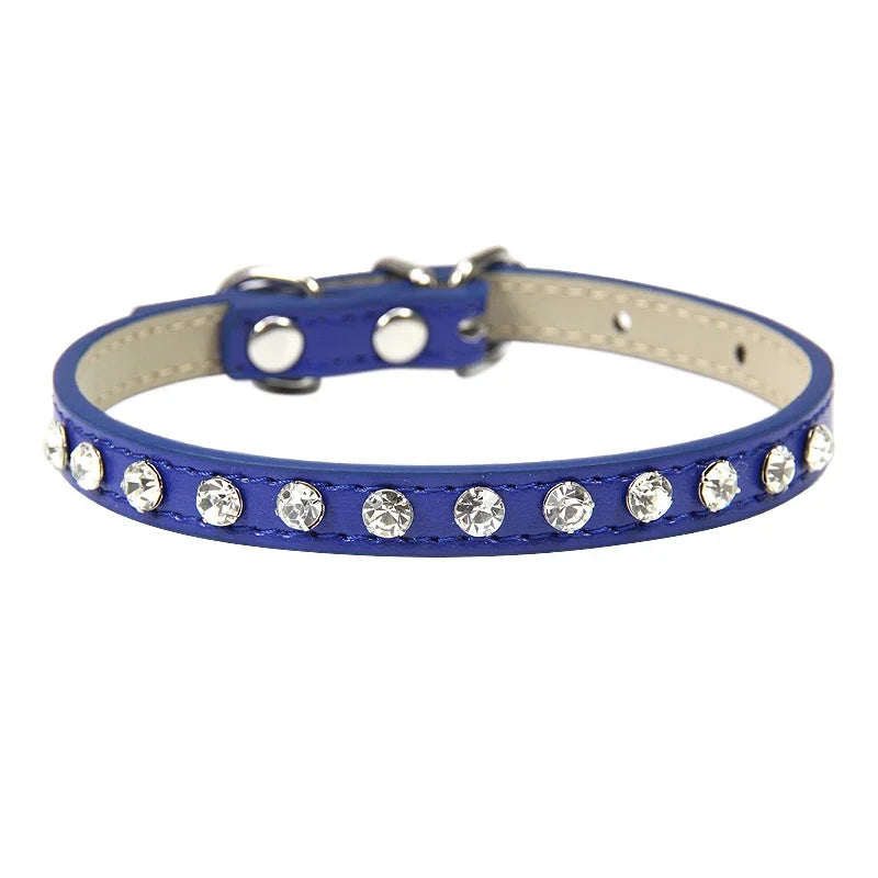 Elegant Rhinestone Cat Collar