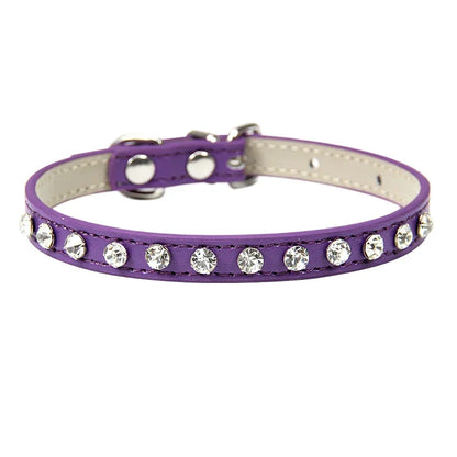 Elegant Rhinestone Cat Collar