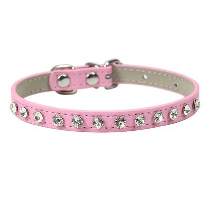 Elegant Rhinestone Cat Collar