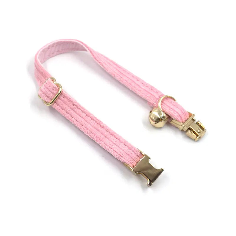 Prinzessinnen-Halsband aus rosa Samt