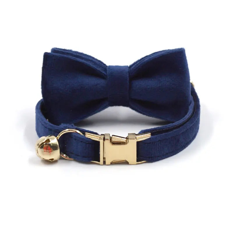 Royal Sapphire Velvet Collar